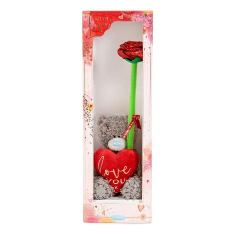 4" Love You Heart Me to You Bear & Rose Gift Set £10.99